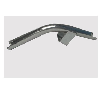 cable protecting bend with angled base for ducts