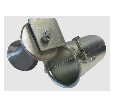 steel bellmoths c/w guide roller