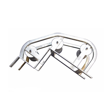 triple manhole cable roller